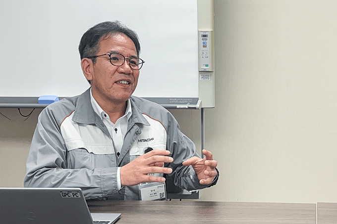 撮影手順や工夫している点について語る田中様